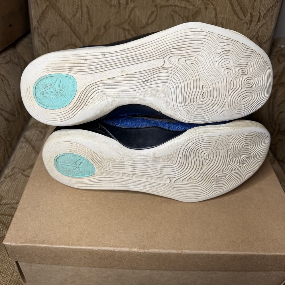 Nike Kobe 9 Elite Brave Blue (2014) 630847-404 Men's Size 11 Pre-Owned No Box - Picture 7 of 8